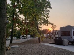 Sunset at the Riviera RV Resort
