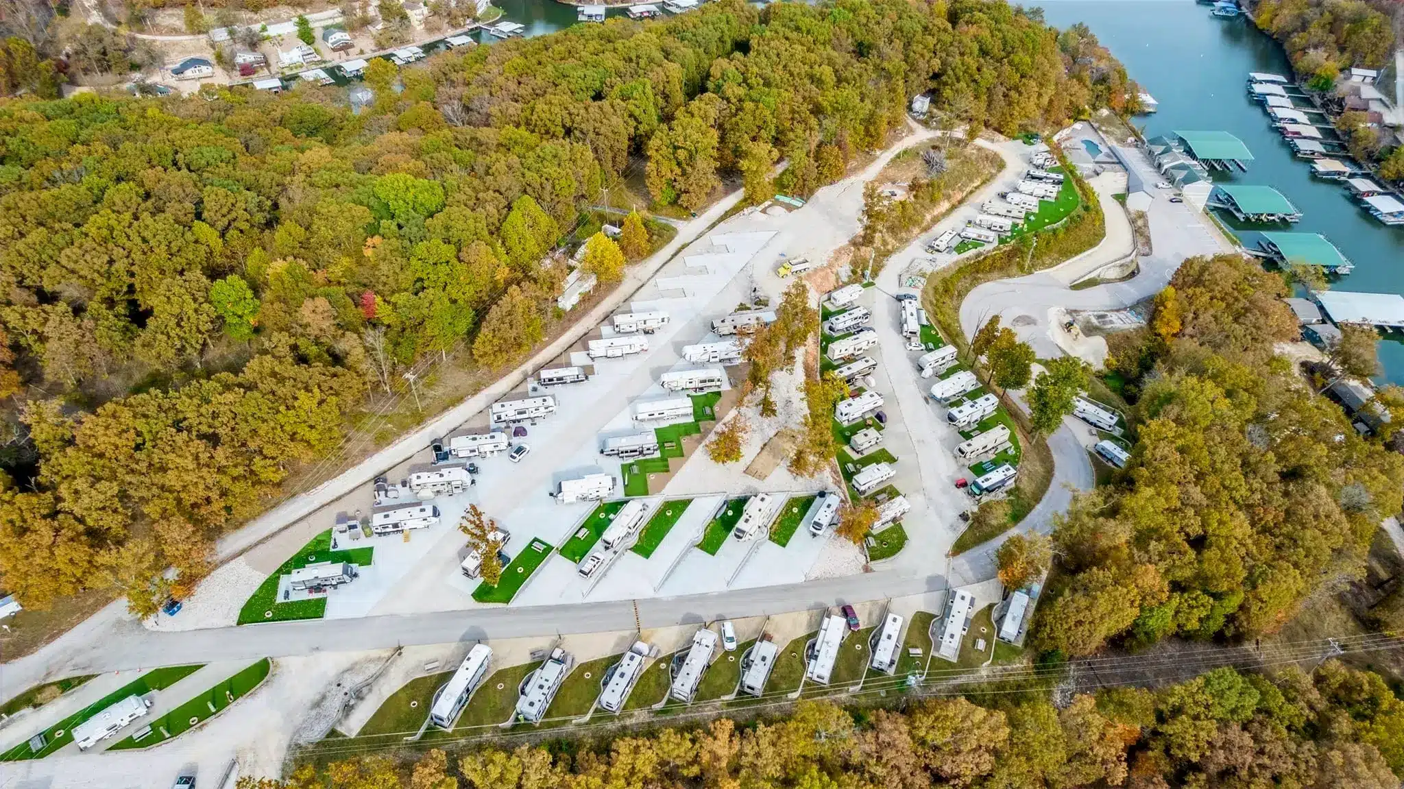Fall at the Riviera RV Resort in Sunrise Beach Mo