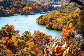 Enjoy fall foliage at the lake of the ozarks