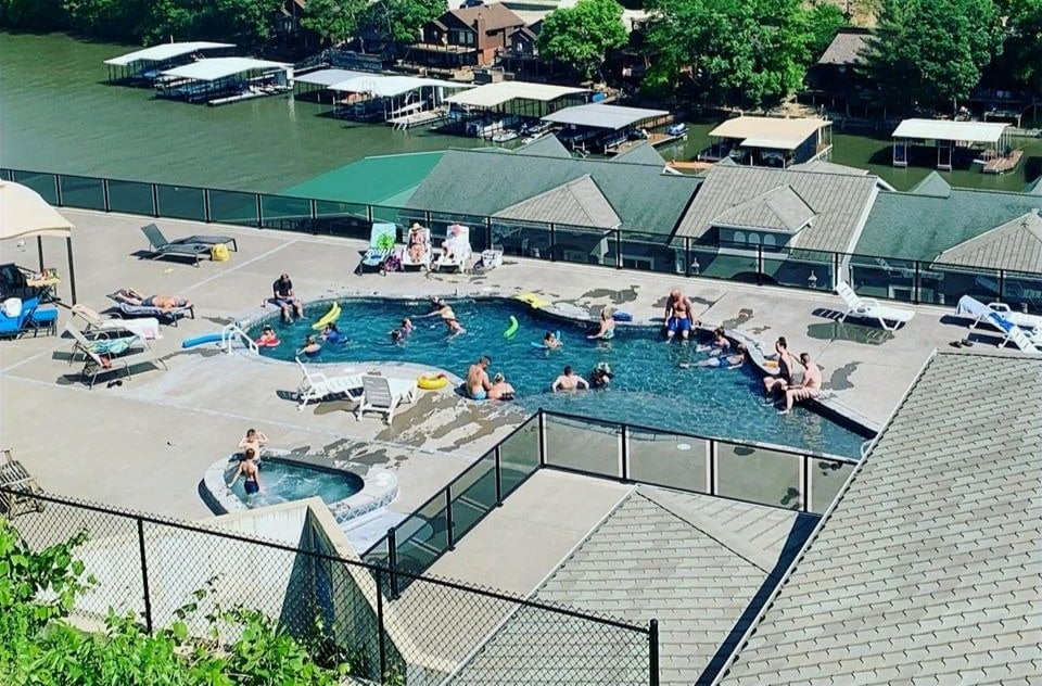 Enjoy your day lounging at our saltwater pool 
