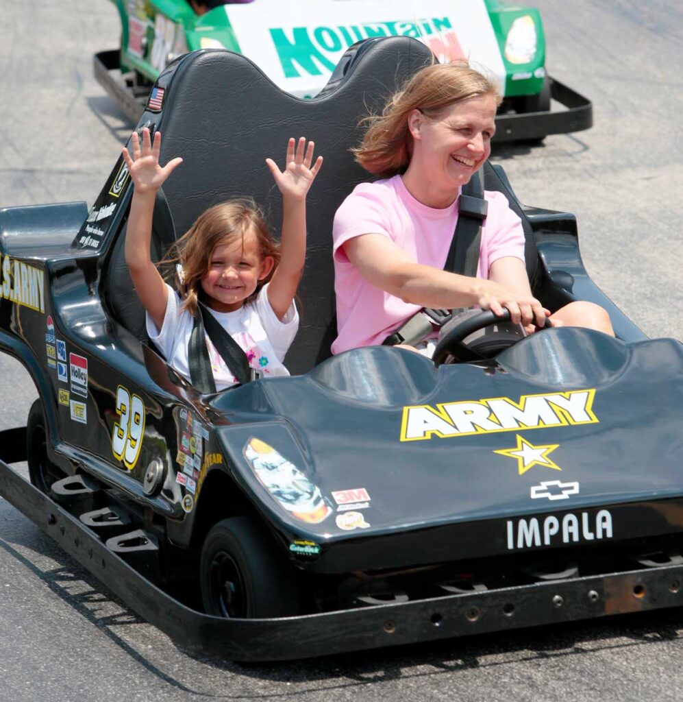 go kart riding