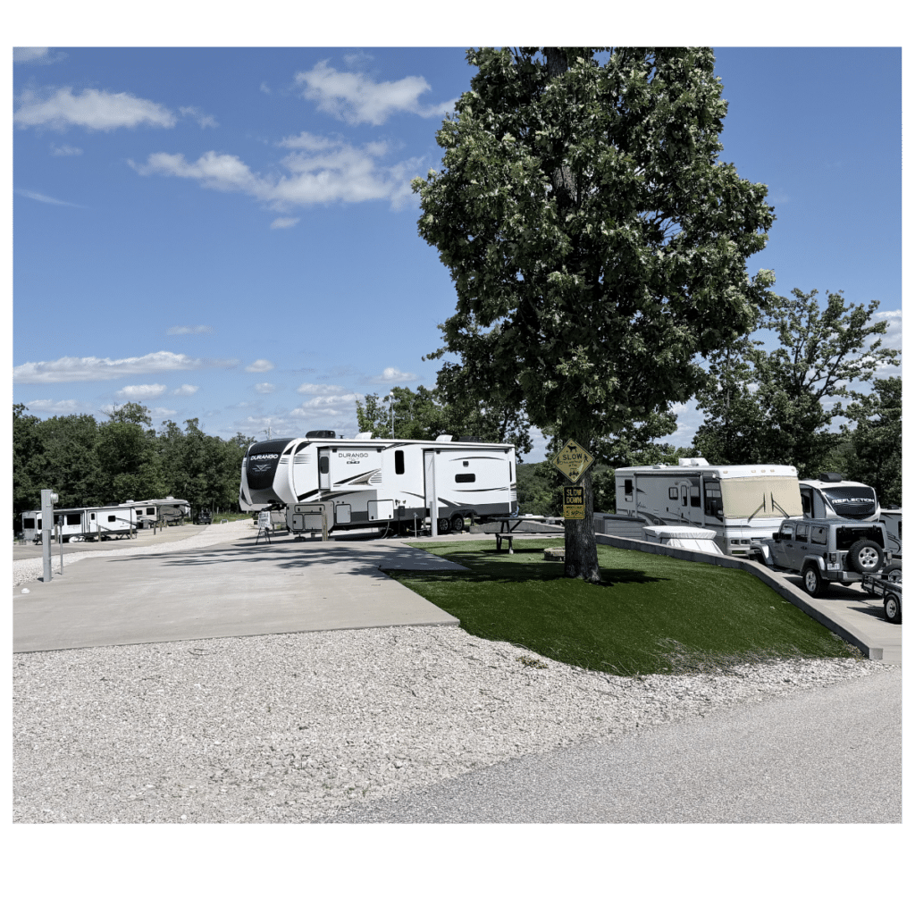 An easy in and out corner lot with a shade tree