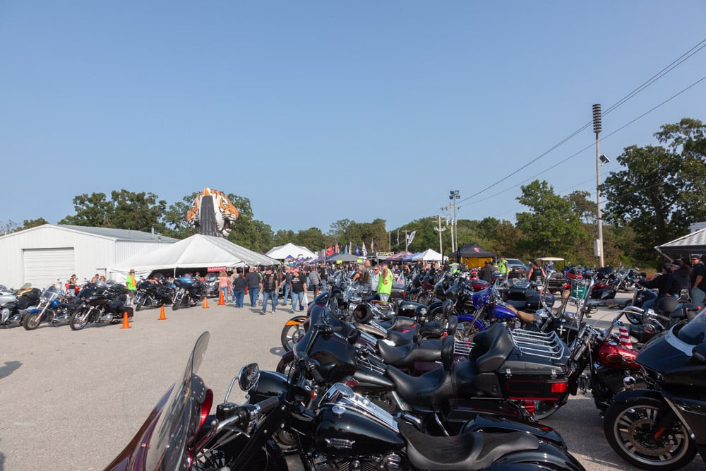 many biker friendly activities  during bike fest. 